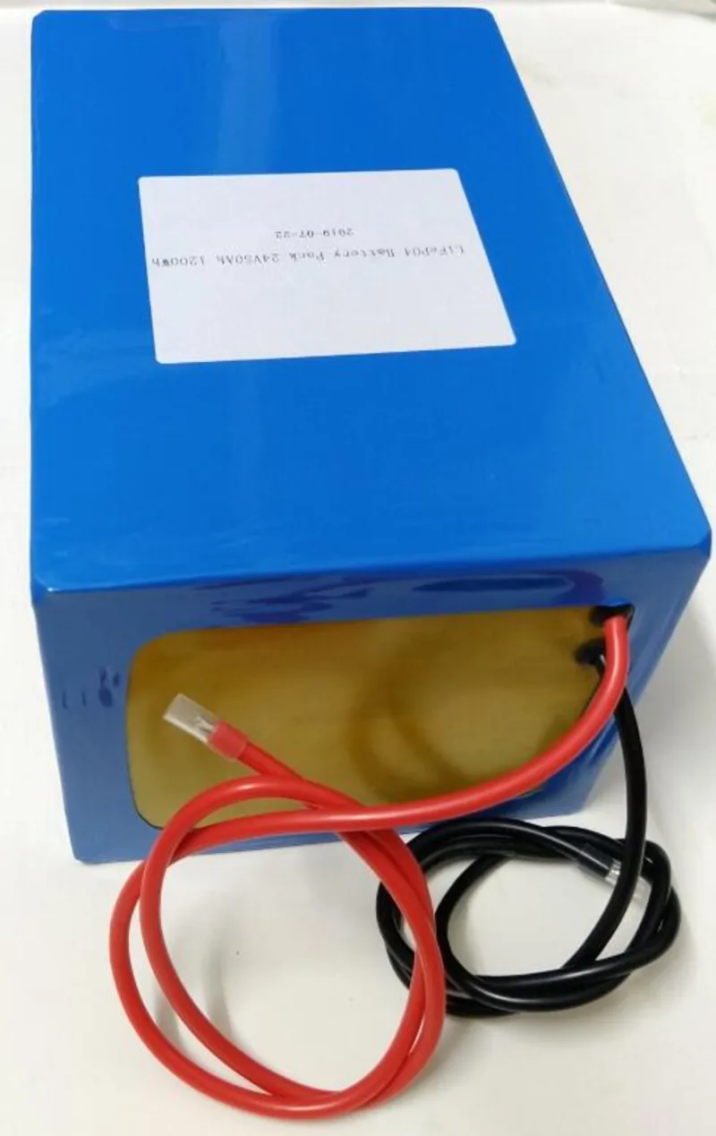 24V 50Ah LiFePO4 battery 1200Wh product photo