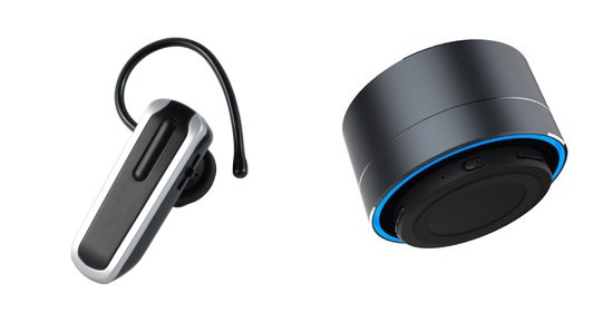 Bluetooth headset and bluetooth speaker powered by lithium polymer batteries